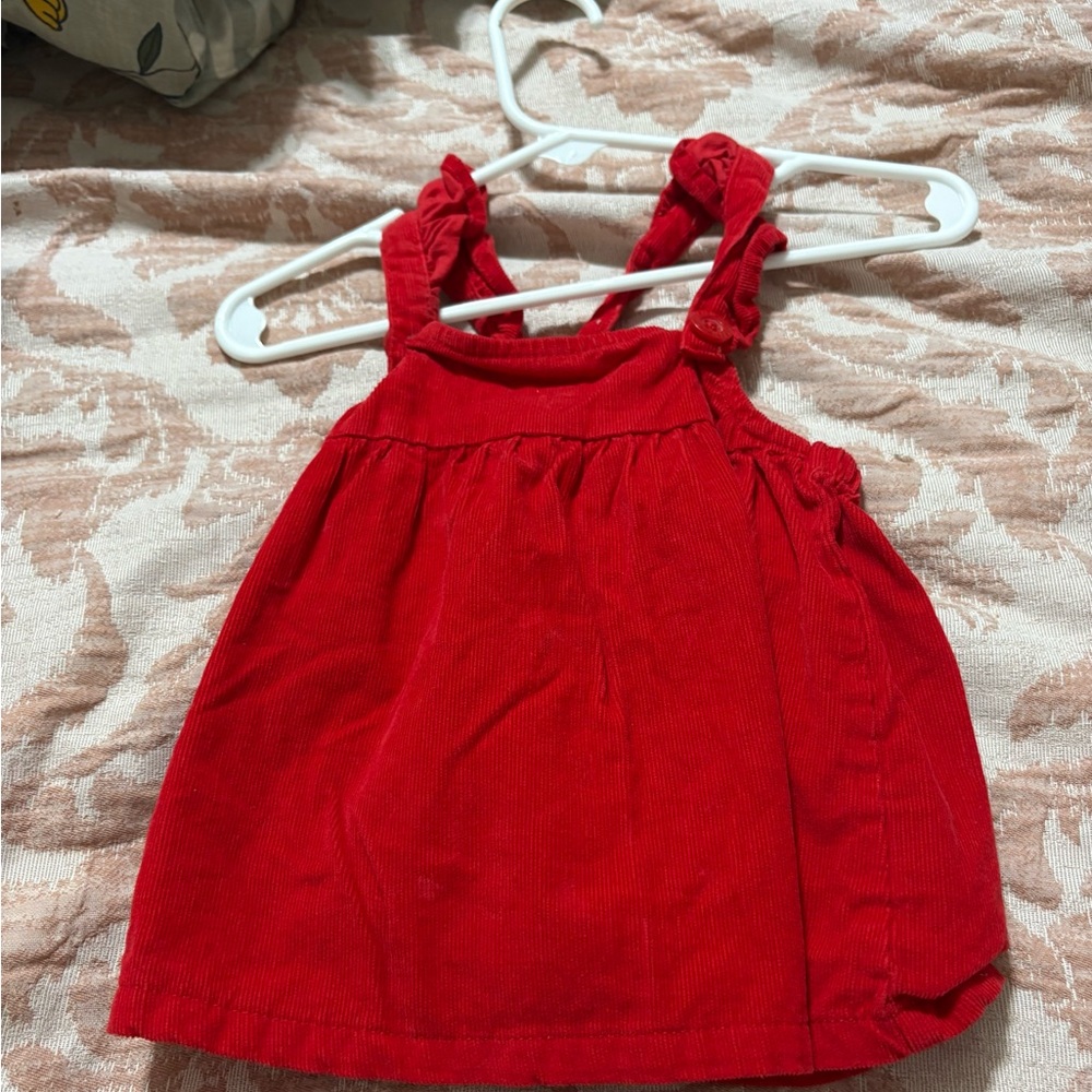 Cat & Jack Vibrant Red Baby Dress